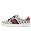 Gucci Ace Sneakers With Web In Gray