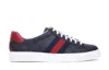 Gucci Ace Style Sneakers With Signature Web Detailing In Blue