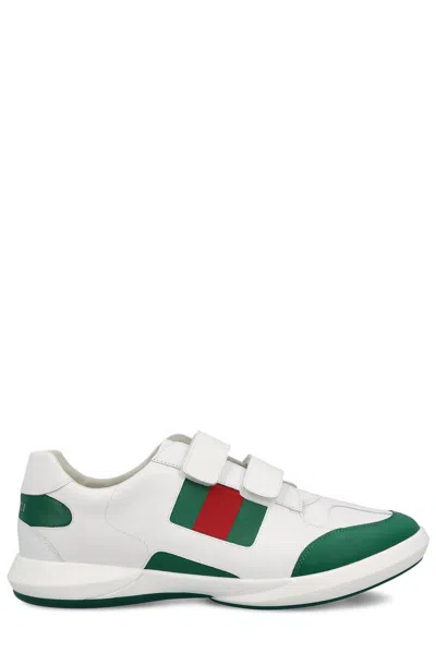 Gucci Kids' Ace Web Details Trainers In White