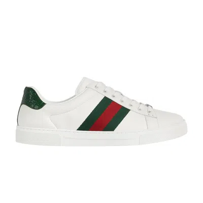 Pre-owned Gucci Ace 'white Green Red'