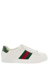 Gucci Ace Sneakers With Web Detail In Multicolor