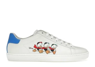 Pre-owned Gucci Ace X Disney Huey, Dewey, Louie (women's) Sneakers In White