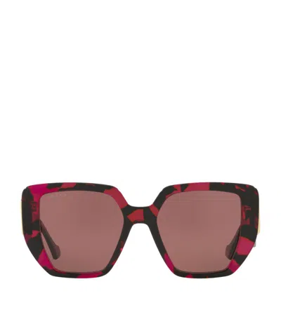 Gucci Acetate 0gc001595 Sunglasses In Red