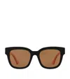 Gucci Womens Multi-coloured Gg0998s Square-frame Acetate Sunglasses In Black