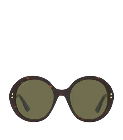 Gucci Acetate 0gc001810 Sunglasses In Green