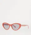 Gucci Acetate 0gc001934 Sunglasses In Pink