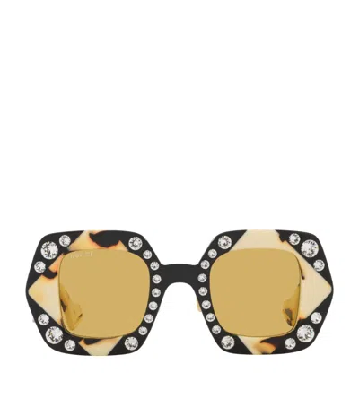 Gucci Acetate 0gc002005 Sunglasses In Black