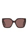 Gucci Gg1300s 002 Square Sunglasses In Brown