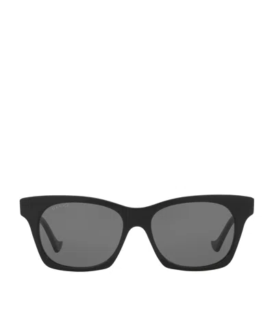 Gucci Rectangular-frame Sunglasses In Schwarz