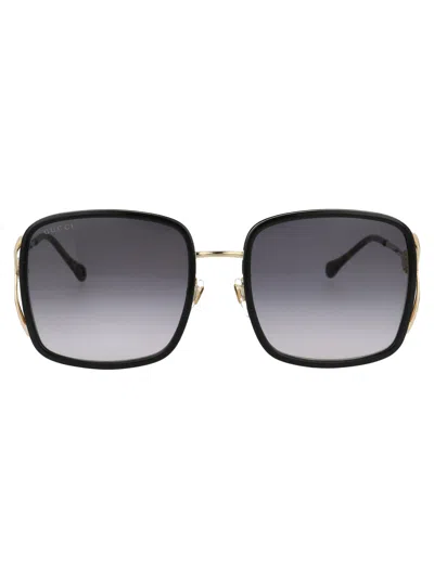 GUCCI GUCCI ACETATE BLACK SUNGLASSES