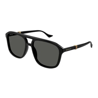 Gucci Acetate Black Sunglasses