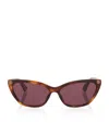 Gucci Acetate Cat Eye Sunglasses In Purple