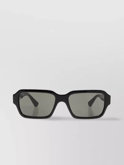 Gucci Acetate Frame Sunglasses With Curved Tips In Neutral