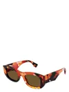 Gucci Acetate Orange Sunglasses