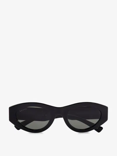 Gucci Acetate Sunglasses In Black