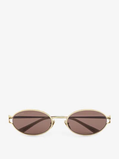 Gucci Acetate Sunglasses In Brown