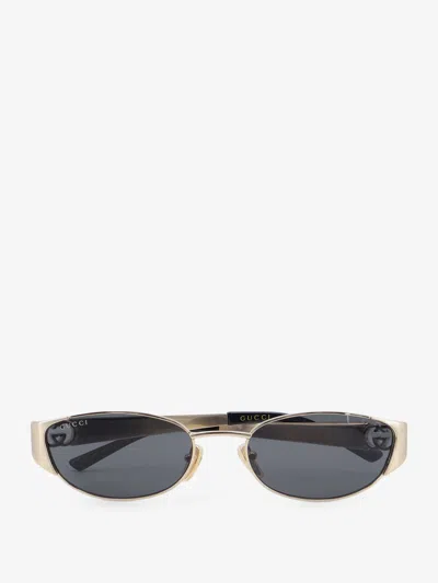 Gucci Acetate Sunglasses In Gold
