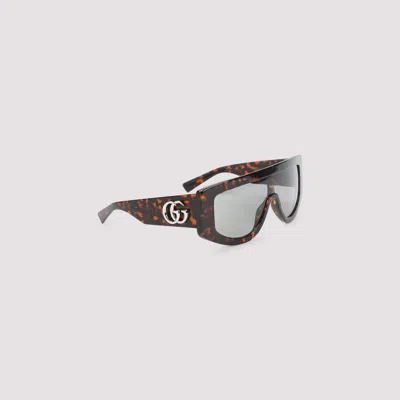 Gucci Acetate Unisex Sunglasses In Brown