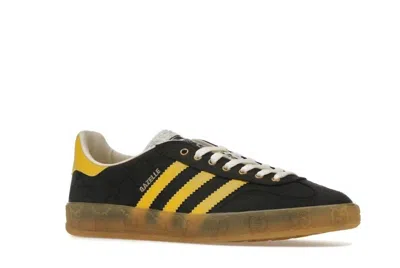 Pre-owned Gucci Adidas X  Gazelle Black /yellow Uk 12.5 Us 13