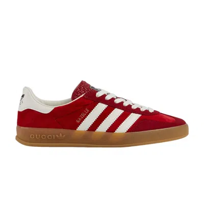 Pre-owned Gucci Adidas X  Wmns Gazelle 'red Velvet' | Women's Size 36