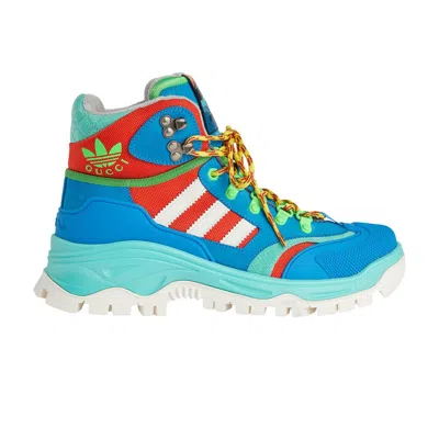 Pre-owned Gucci Adidas X  Wmns Lace Up Boot 'blue Red' | Women's Size 4