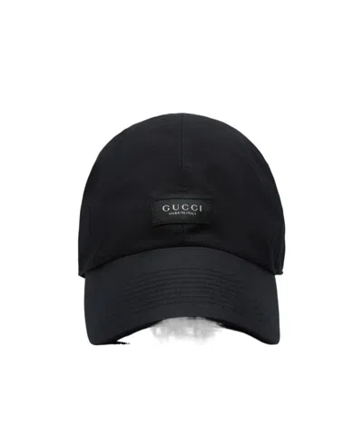 Gucci Adjustable Baseball Cap In Black