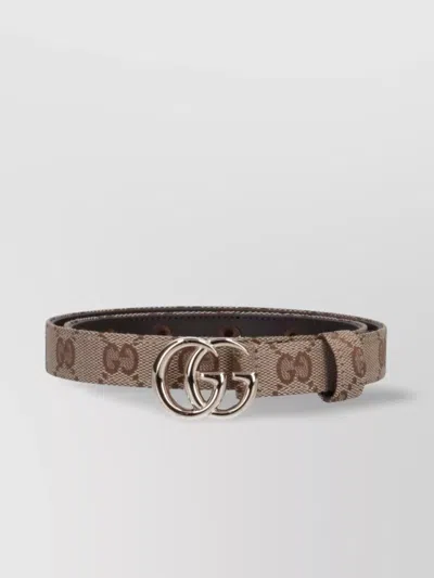 Gucci Adjustable Monogram Pattern Belts