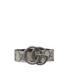 Gucci Adjustable Waist Belt In Gray