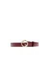 Gucci Adjustable Waist Belt In Red