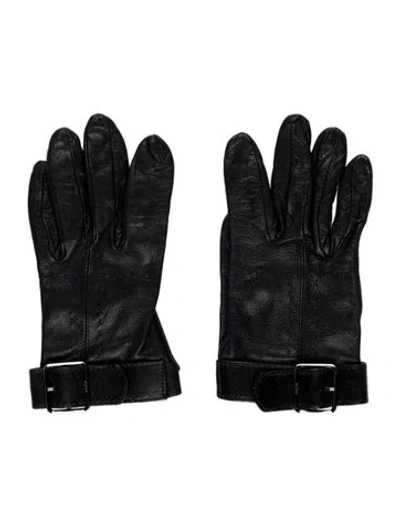 Pre-owned Gucci Adjustable Winter Gloves In Brown