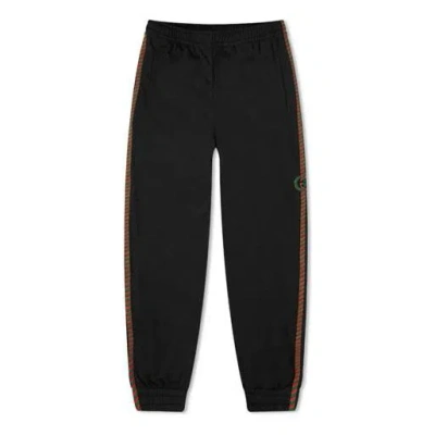 Gucci Airtex Rope Taped Gg Logo Track Pant 'black/multicolor'