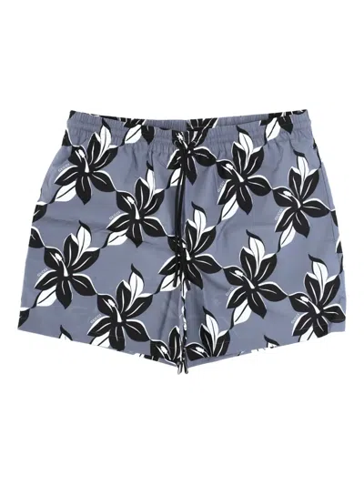 Gucci All Over Graphic-print Swim Shorts