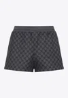 Gucci Comfortable Shorts With Elastic Waistband And Pockets In Black