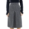 GUCCI GUCCI ALL-OVER SQUARE G PATTERNED MIDI SKIRT