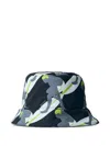 Gucci Men Printed Bucket Hat In Black