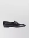 Gucci Women Black Calf Leather Moc Stitching Signature Horsebit Detail Almond Toe Slip-on Style Bran