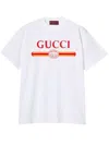 Gucci Womens Sunlight Mix Brand-print Relaxed-fit Cotton-jersey T-shirt In White