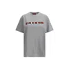 Gucci Grey Printed Cotton Jersey T-shirt