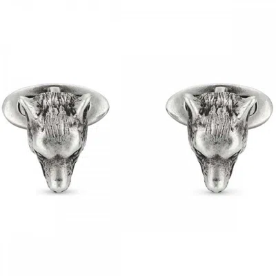 Gucci Anger Forest Men's Sterling Silver Cufflink Ybe52407500100u