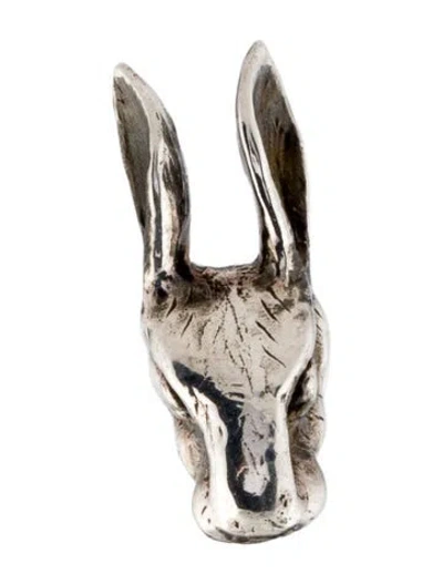 Pre-owned Gucci Anger Forest Rabbit Single Magnetic Earring In Multi