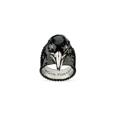 Gucci Anger Forest Ring In ["black"]