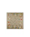 Gucci Animal Floral-print Silk Scarf In Nude