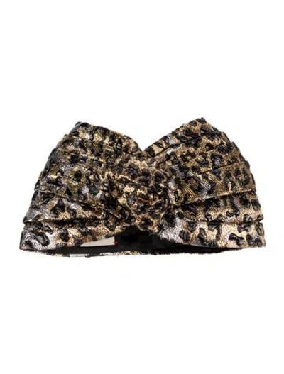 Pre-owned Gucci Animal Print Headpiece