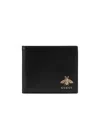 Gucci Animalier Leather Coin Wallet In Black