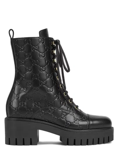 GUCCI GUCCI ANKLE BOOT WITH GG
