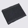 Gucci Anthracite And Black Wool Gg Jacquard Scarf In Black