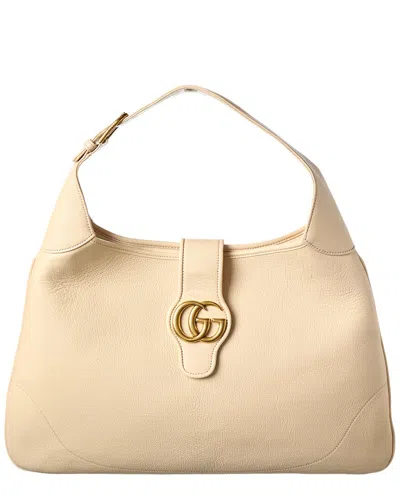 Gucci Aphrodite Leather Shoulder Bag In Purple