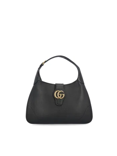 Gucci Aphrodite Medium Shoulder Bag In Black