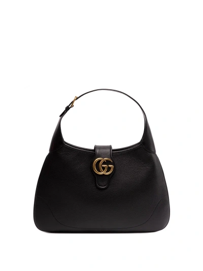 Gucci `aphrodite` Medium Shoulder Bag In Black  
