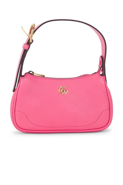 Pre-owned Gucci Aphrodite Mini Shoulder Bag In Pink